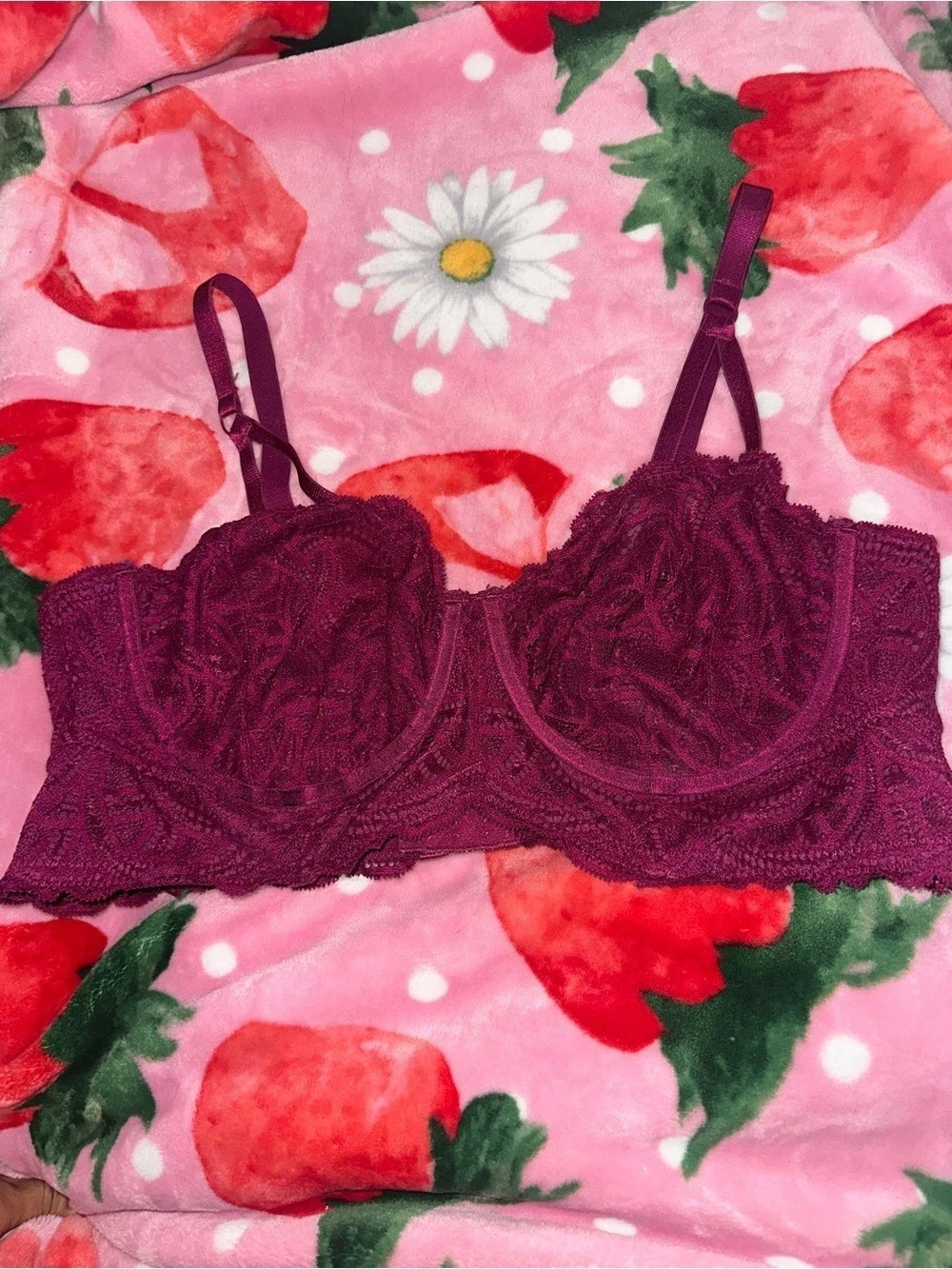 Torrid Lace Underwire Bra in Pink Like New